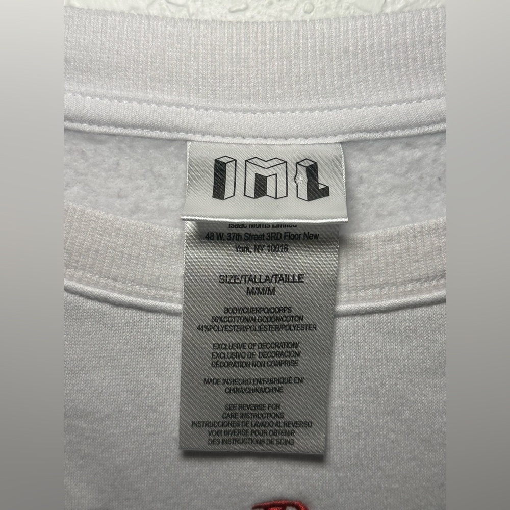 IML Medium Crew Women 4th of July America Graphic Sweatshirt Red, White & Blue - Picture 3 of 8